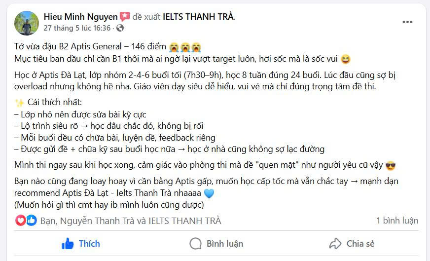 Khóa IELTS Từ Mất Gốc Lên 4.0+ Tại IELTS Đà Lạt [2025]