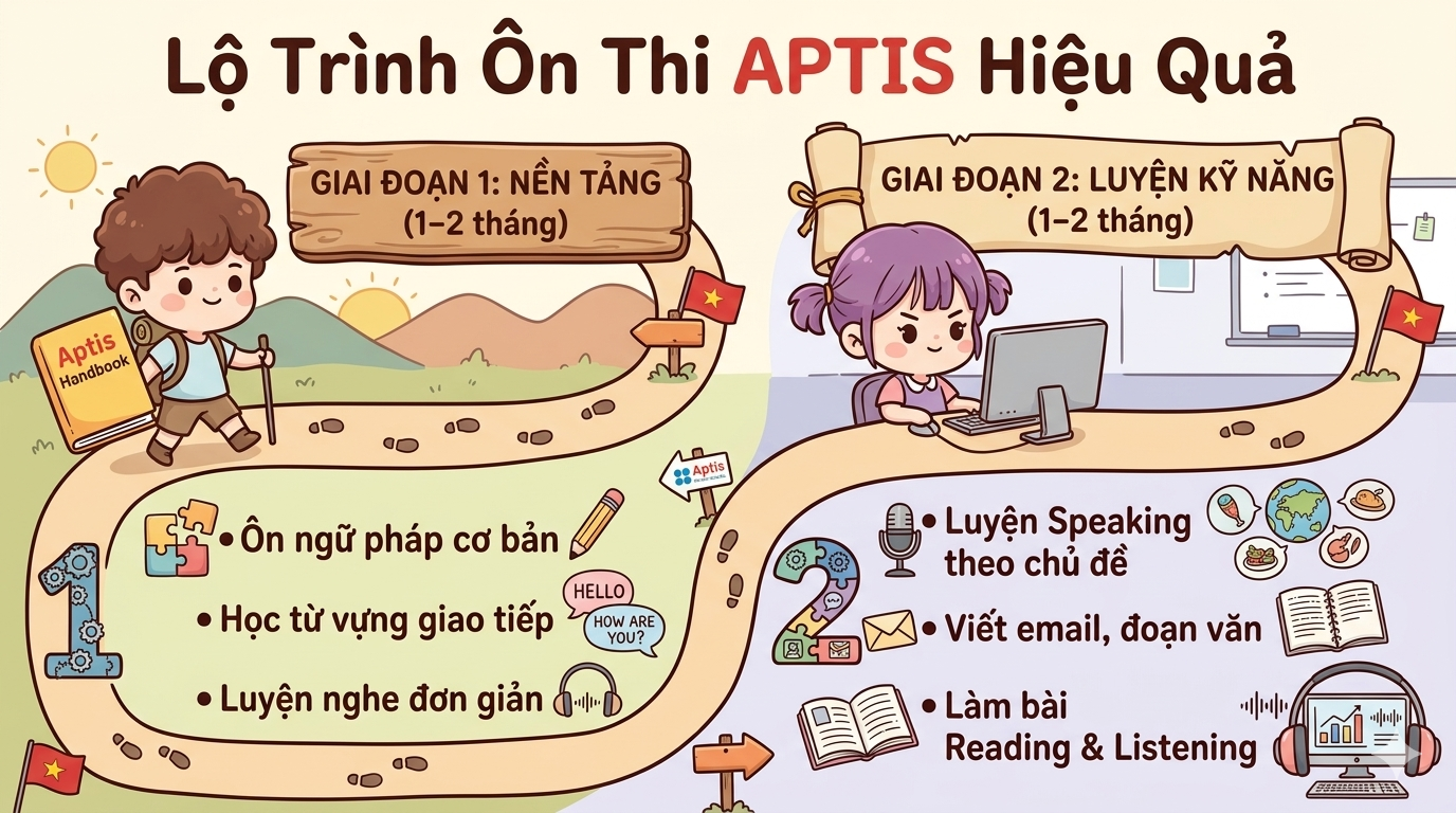 lo trinh hoc aptis cho nguoi moi
