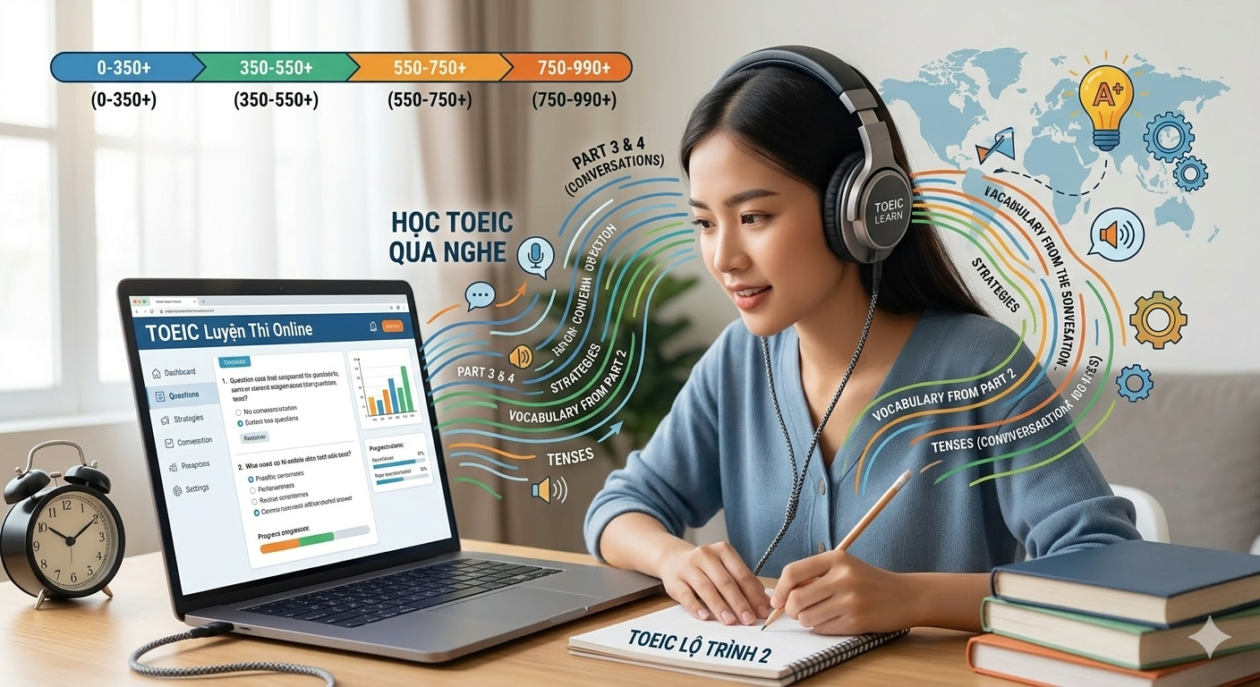 lo trinh toeic 0 den 600 cho nguoi moi