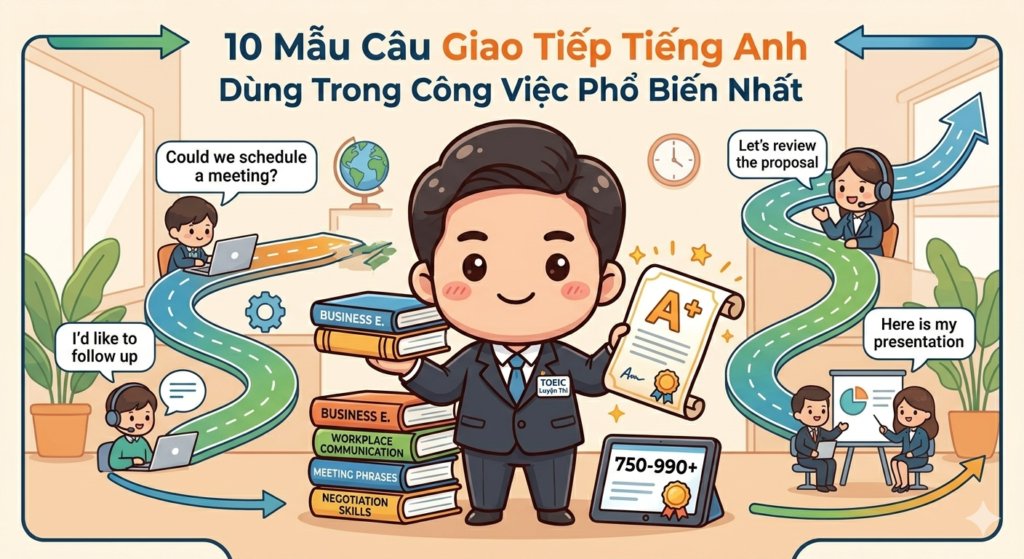 10 Mẫu Câu Giao Tiếp Tiếng Anh Dùng Trong Công Việc Phổ Biến Nhất