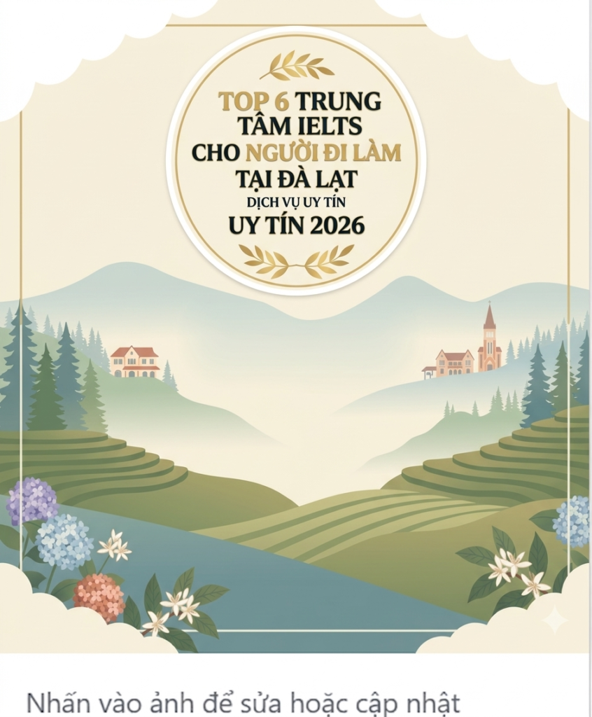 Top 6 Trung Tâm IELTS Cho Người Đi Làm Tại Đà Lạt Uy Tín 2026