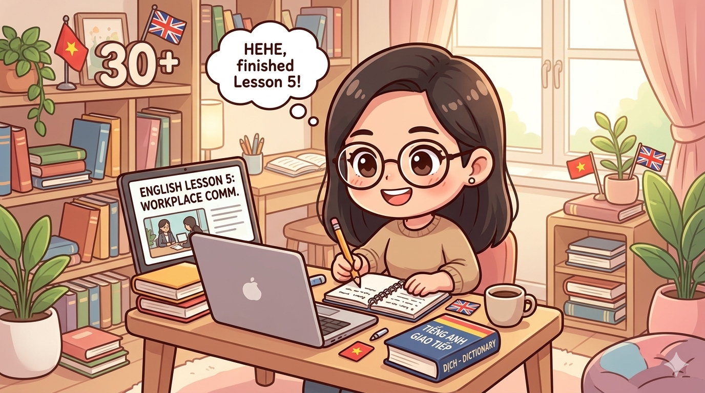 phuong phap hoc tieng anh giao tiep hieu qua sau 30 tuoi