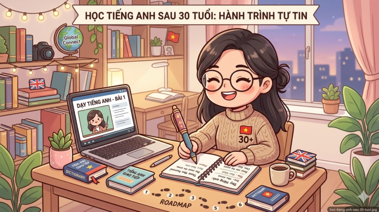 Phương pháp học tiếng Anh giao tiếp hiệu quả sau 30 tuổi là gì? 7 cách hiệu quả