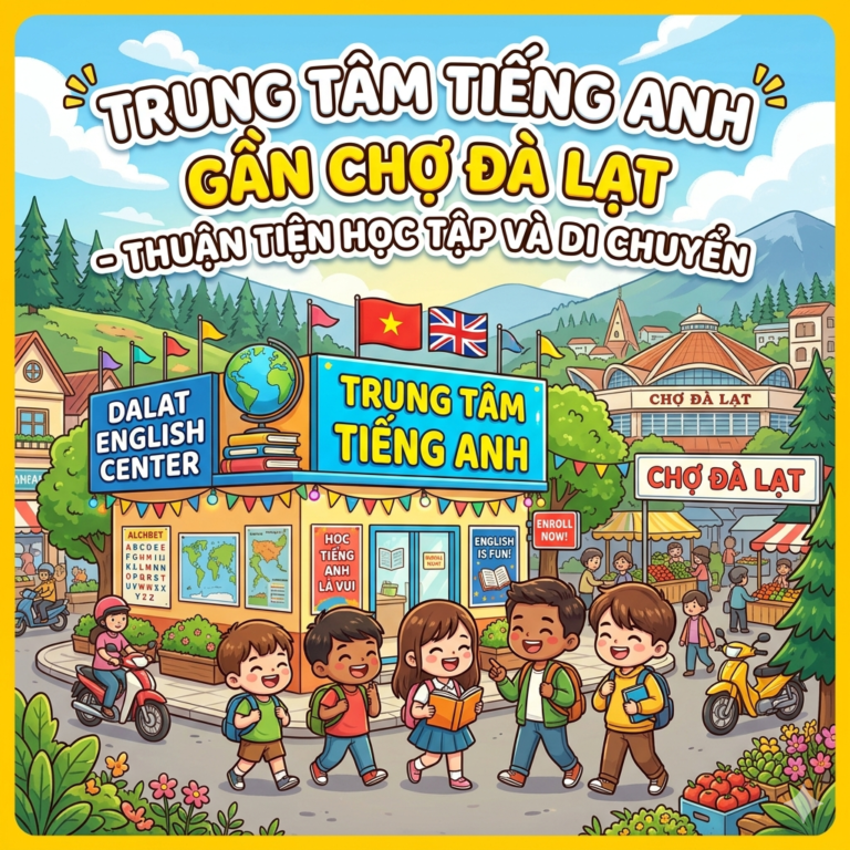 7 lý do nên chọn trung tâm tiếng Anh gần chợ Đà Lạt