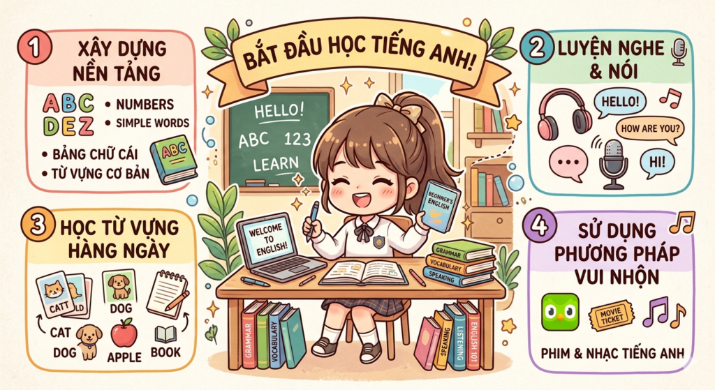 Tiếng Anh Học Sinh Khu Vực Phường Lâm Viên 2026