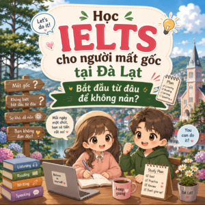 Học IELTS Cho Người Mất Gốc Đà Lạt: Lộ Trình Từ 0 Đến 6.0+ Cho Người Mới