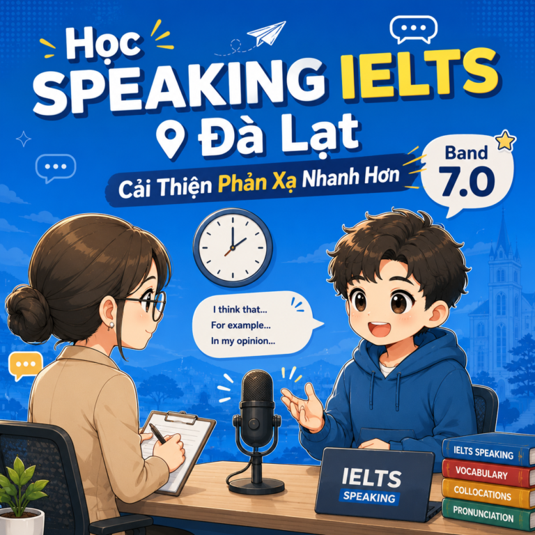 Học Speaking IELTS Đà Lạt – Cách Cải Thiện Phản Xạ Nhanh Hơn