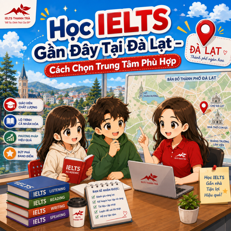 Học IELTS Gần Đây Tại Đà Lạt – Cách Chọn Trung Tâm Phù Hợp