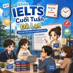 Khóa IELTS Cuối Tuần Đà Lạt Cho Người Bận Rộn – Lịch Học Linh Hoạt