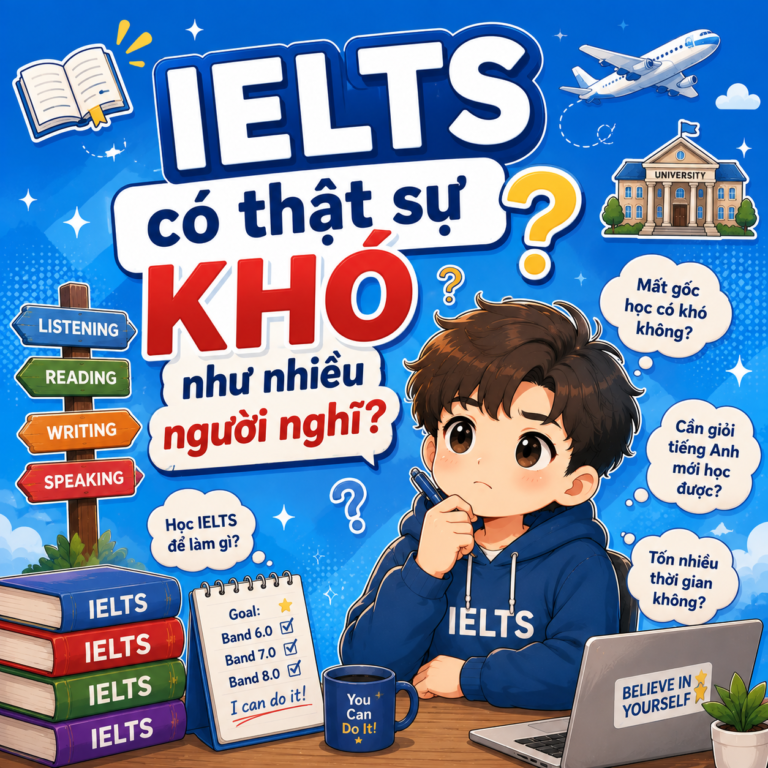 IELTS Có Khó Không? Giải Đáp Chi Tiết Cho Người Mới Bắt Đầu