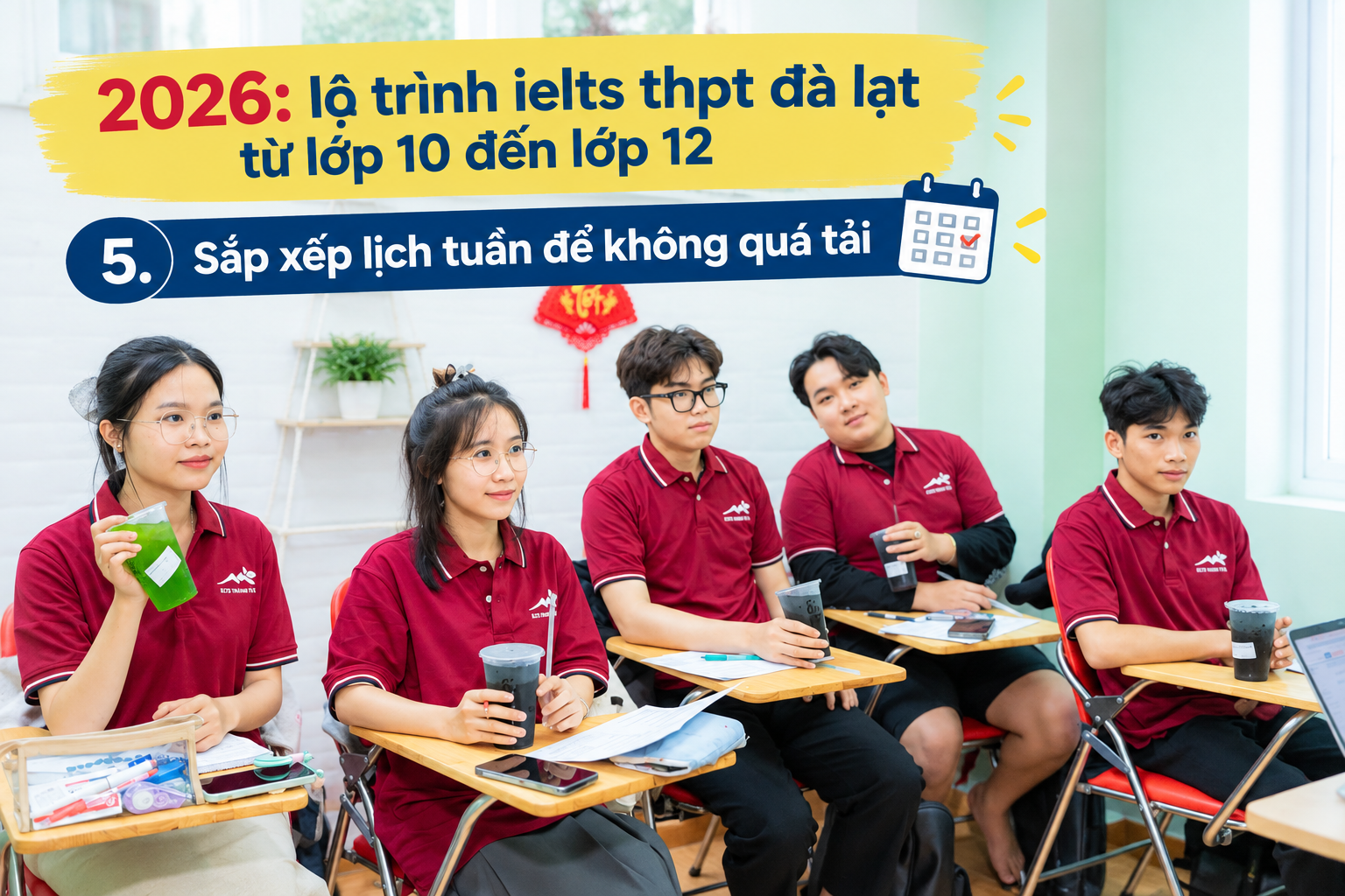 2026: lộ trình ielts thpt đà lạt từ lớp 10 đến lớp 12
