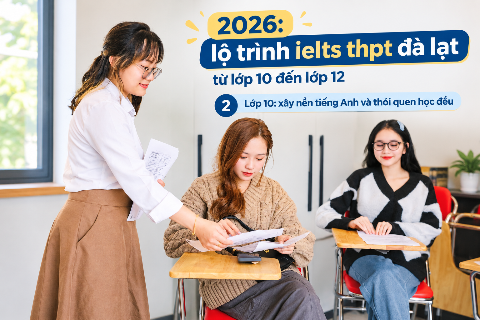 2026: lộ trình ielts thpt đà lạt từ lớp 10 đến lớp 12