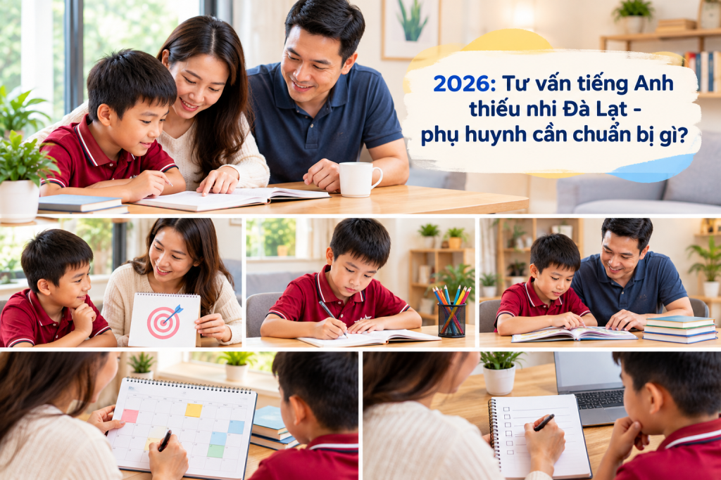 Tư vấn tiếng Anh thiếu nhi Đà Lạt: 6 điều phụ huynh cần chuẩn bị