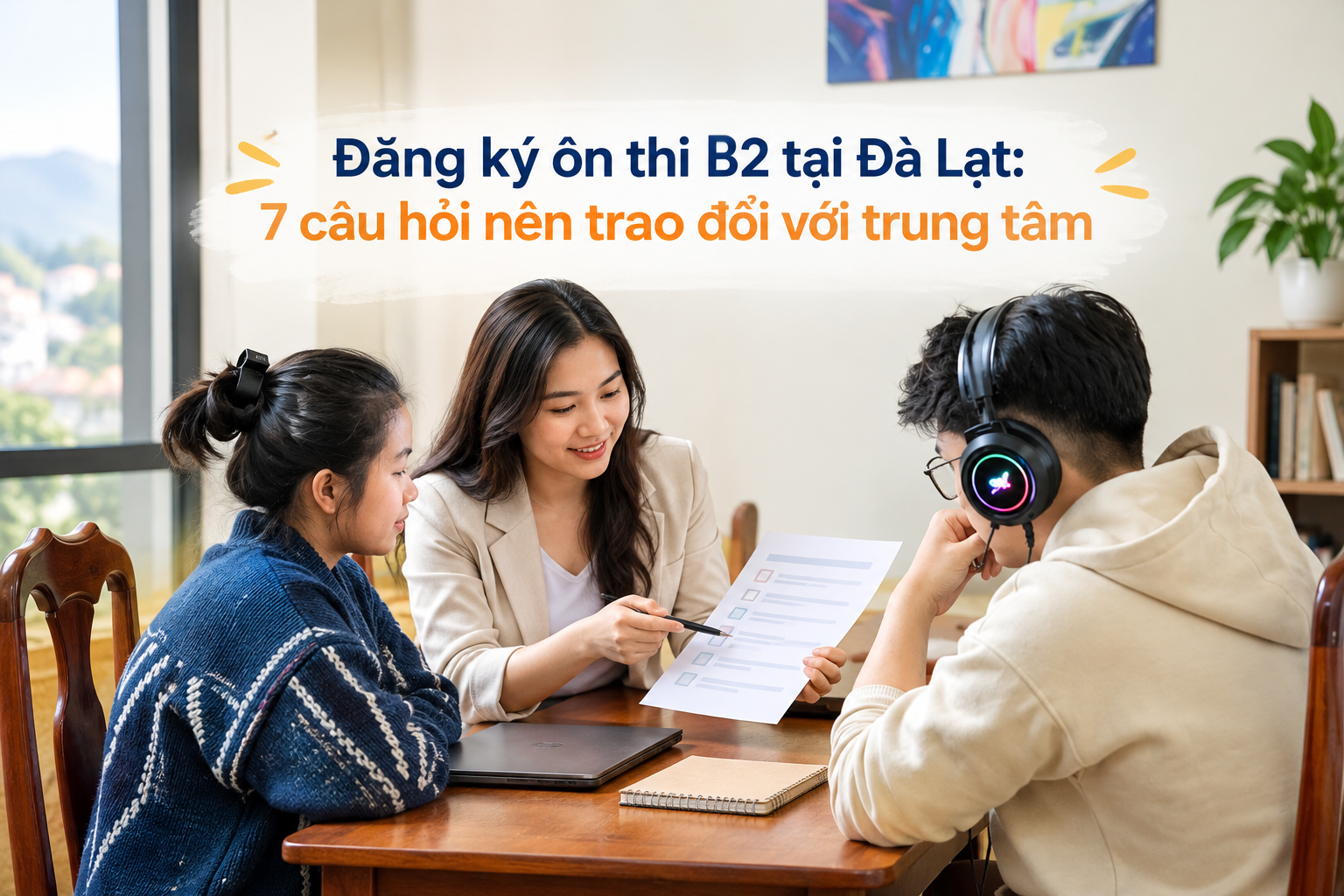 Đăng ký ôn thi B2 tại Đà Lạt: 7 câu hỏi nên trao đổi với trung tâm
