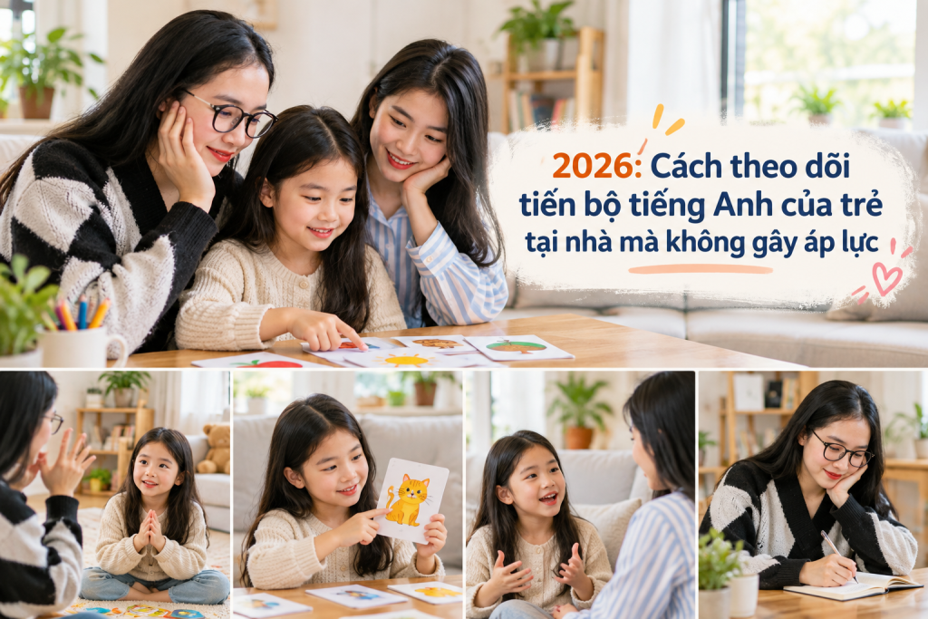 2026: Cách theo dõi tiến bộ tiếng Anh của trẻ tại nhà mà không gây áp lực