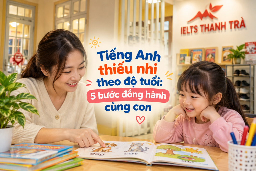 Tiếng Anh thiếu nhi theo độ tuổi: 5 bước đồng hành cùng con