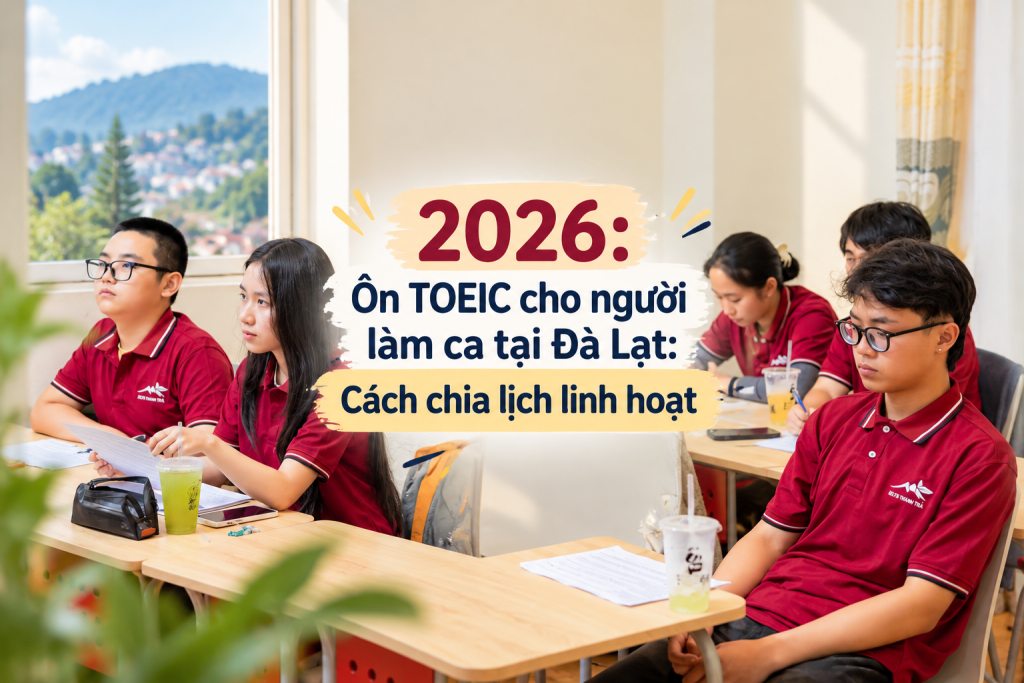 2026: Ôn TOEIC cho người làm ca tại Đà Lạt: Cách chia lịch linh hoạt